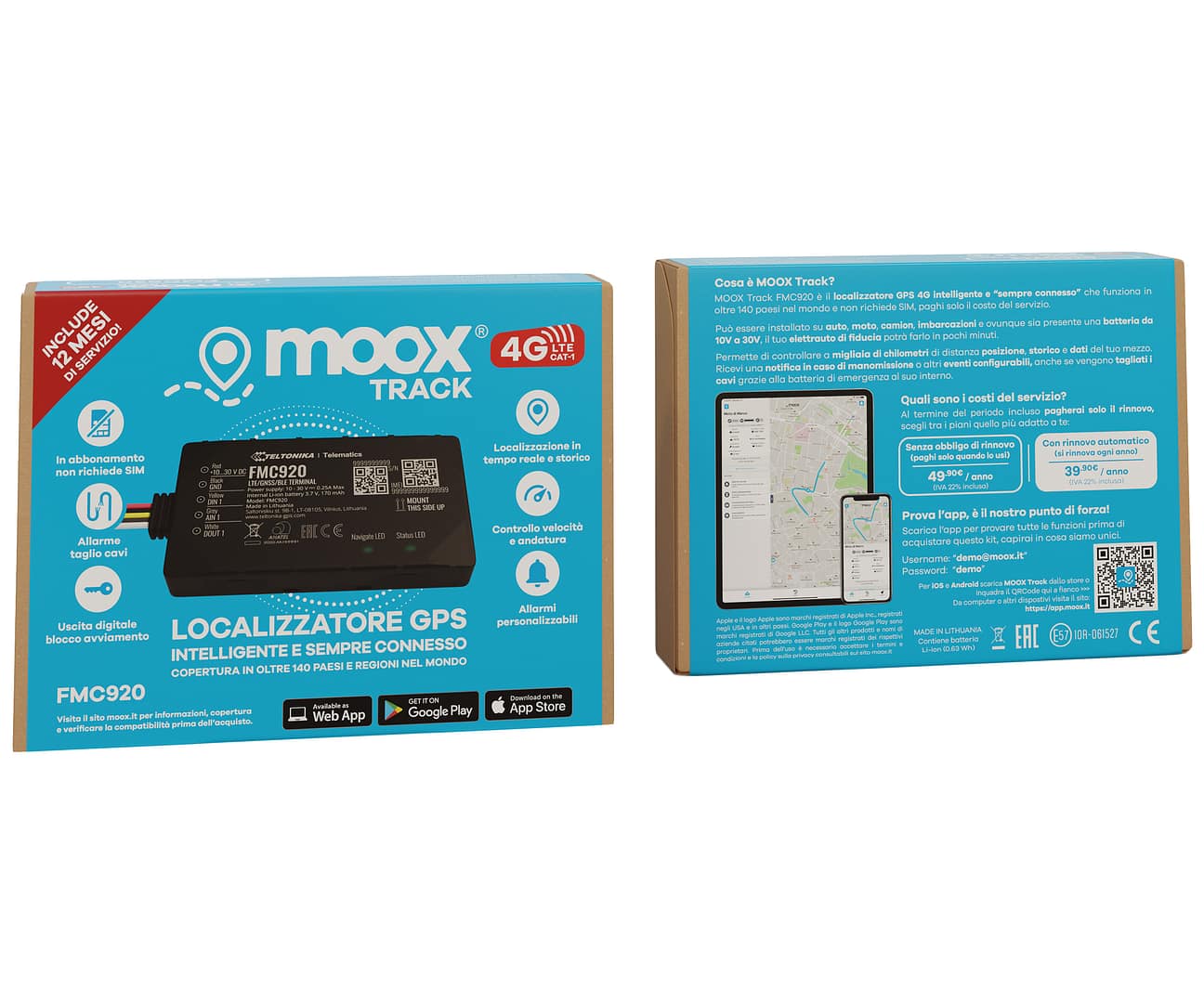 Versione 4G - Localizzatore GPS FMC920 con 12 mesi di servizio - immagine 5